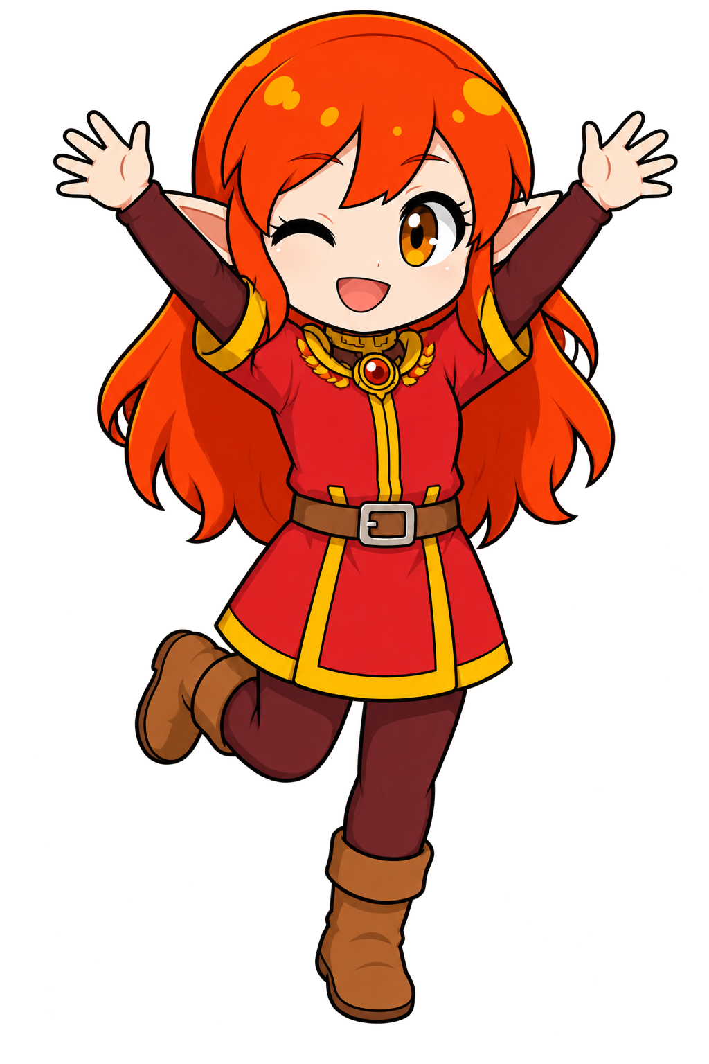 赤いエルフ・応援