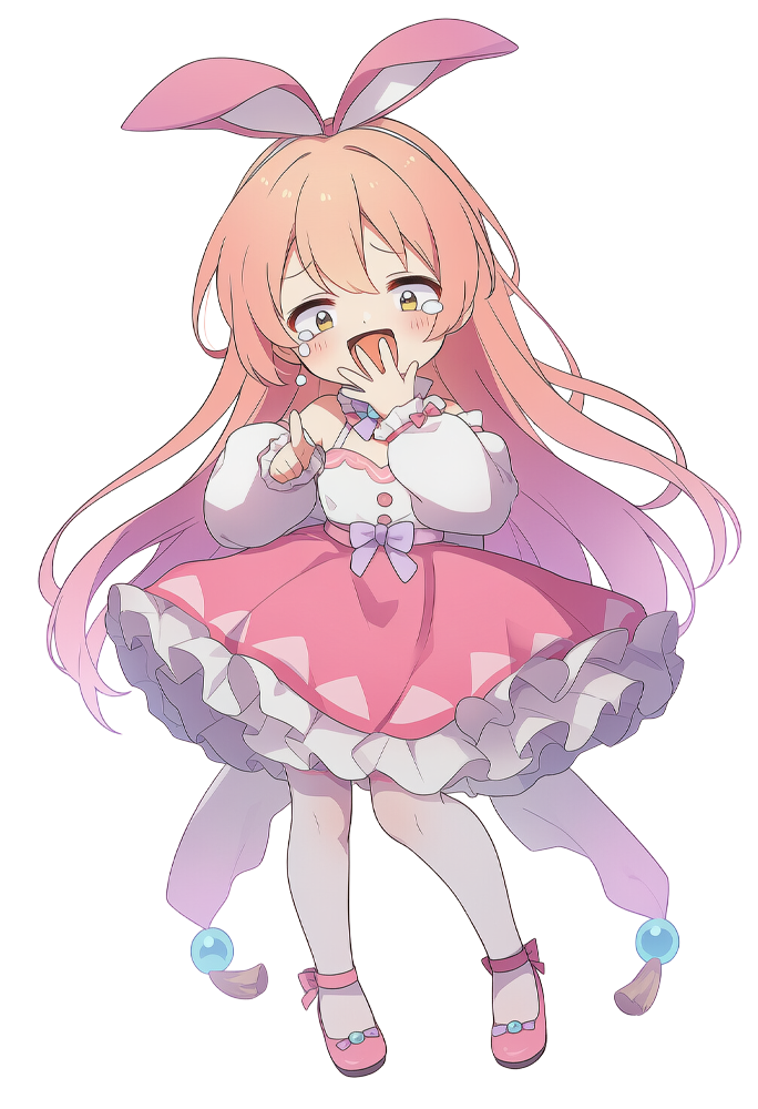 兎・大笑い