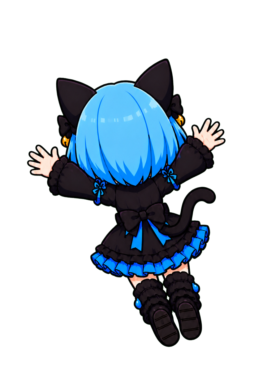 猫・オプション左移動・背面