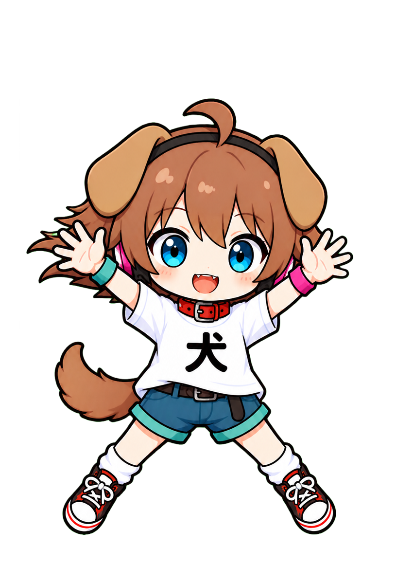 犬・右移動・正面