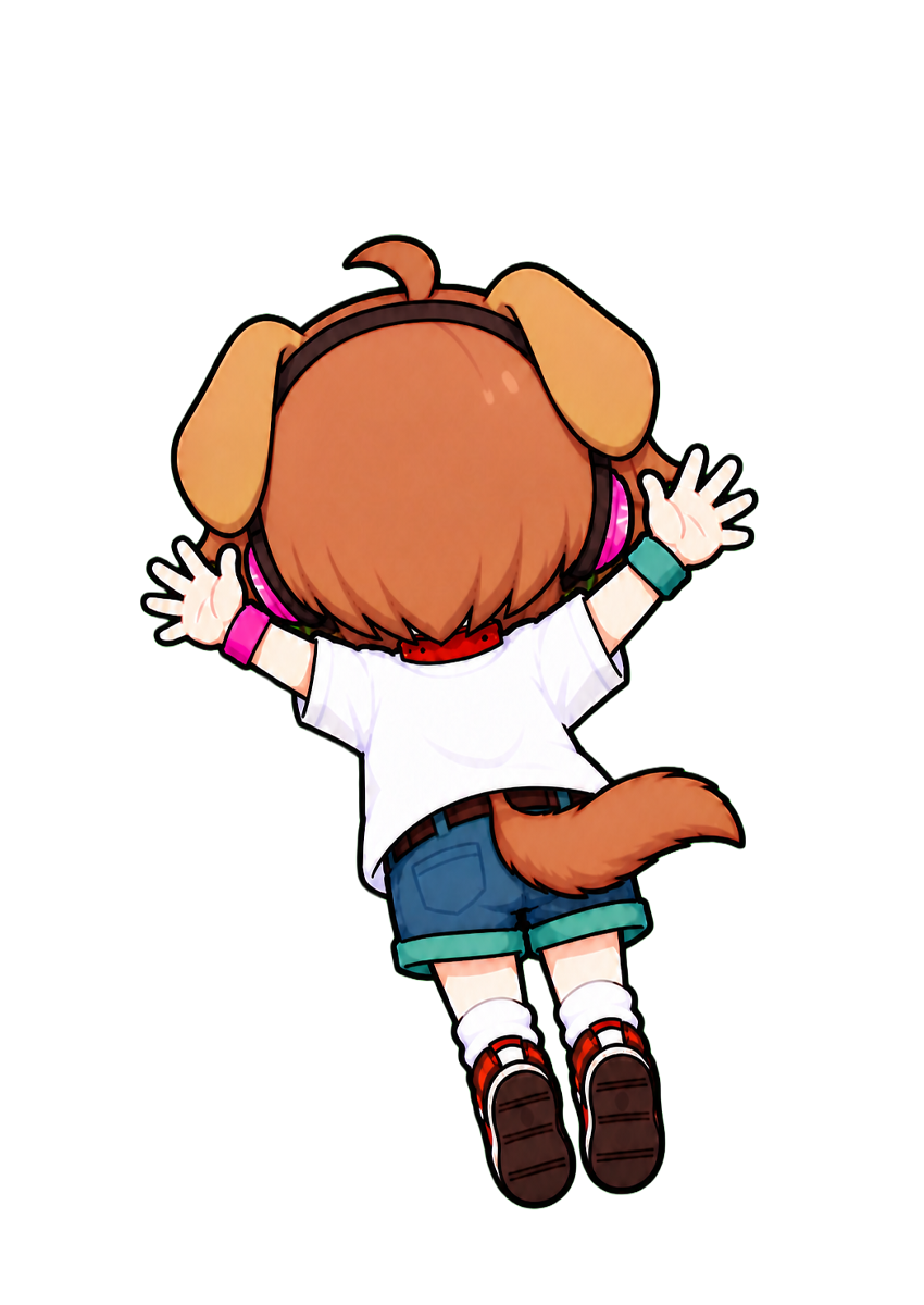 犬・オプション左移動・背面