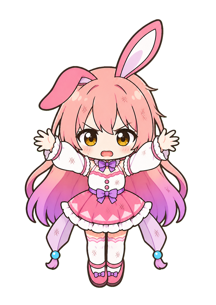 兎・ピンチ弾幕・正面